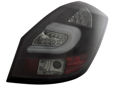 Achterlichten Skoda Fabia LED 5J 07+ black/smoke