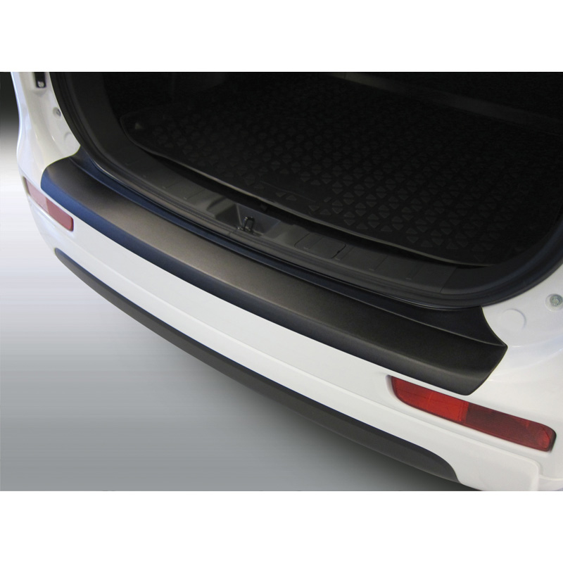 ABS Achterbumper beschermlijst  Mitsubishi Outlander 9/2012-9/2015 Zwart