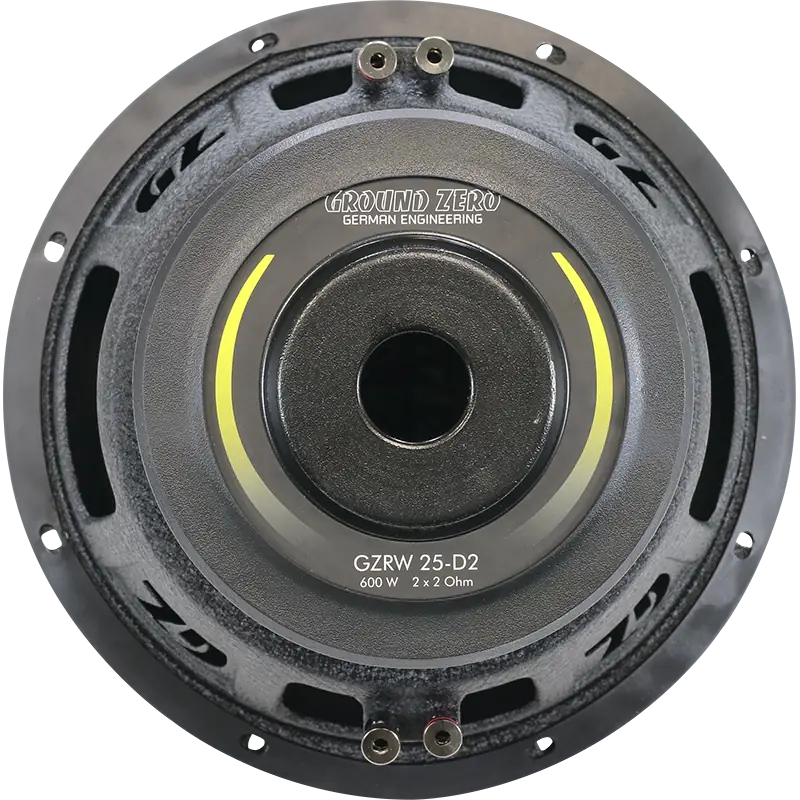 Ground Zero GZRW 25-D2 10″ Subwoofer, 600 WRMS