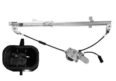 raammechanisme, incl motor, links Fiat Ducato, 2002-2006