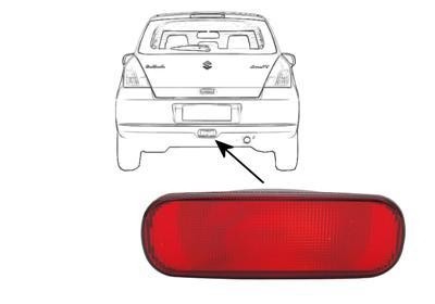 mistachterlicht Suzuki Swift, 2005-2010