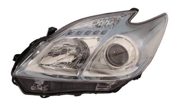 Koplamp rechts PRIUS, 09->> H11+HB3