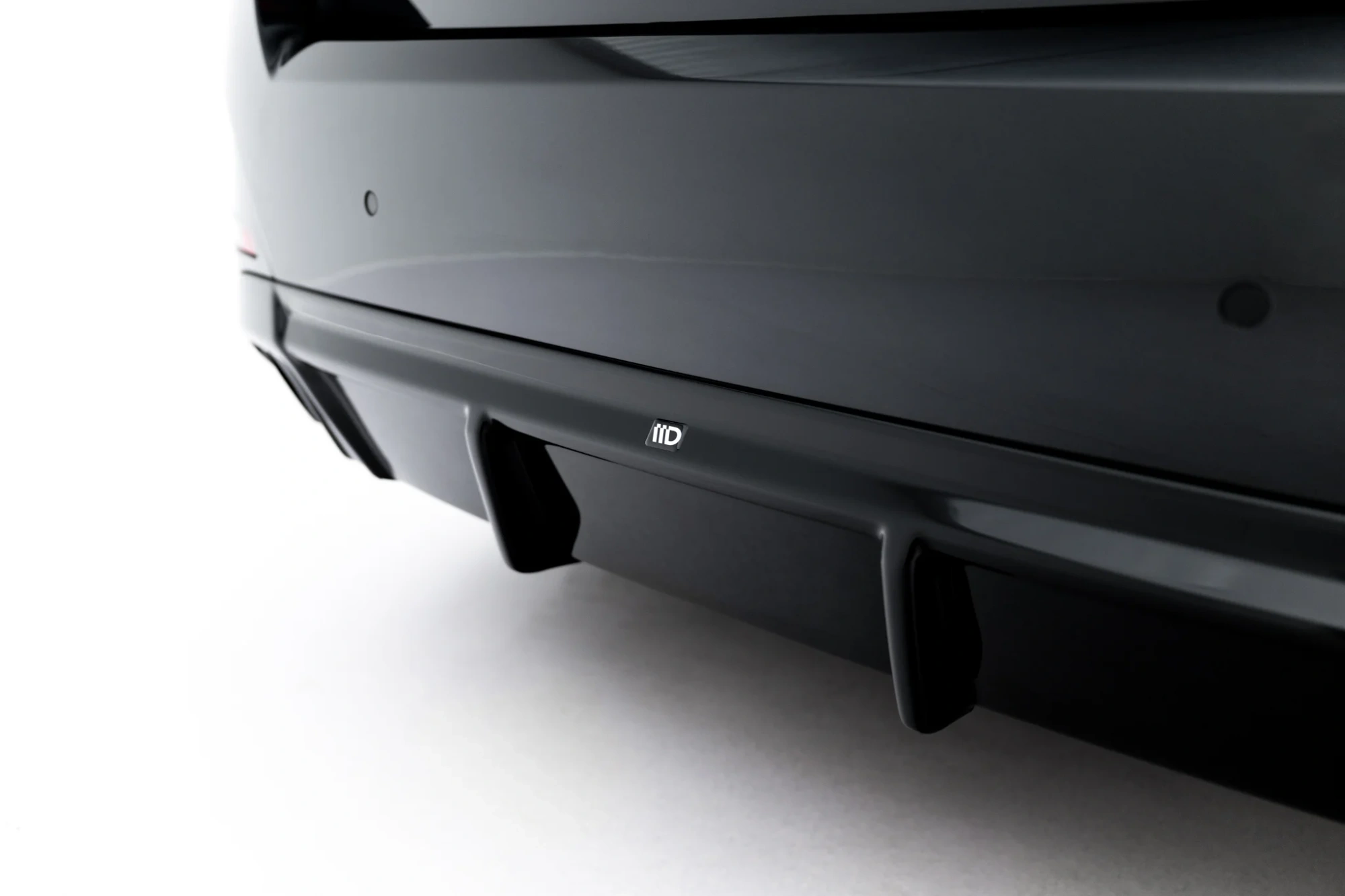 Achter Diffuser passend voor BMW 4 M-Pack Gran Coupe G26 Maxton Glanzend zwart
