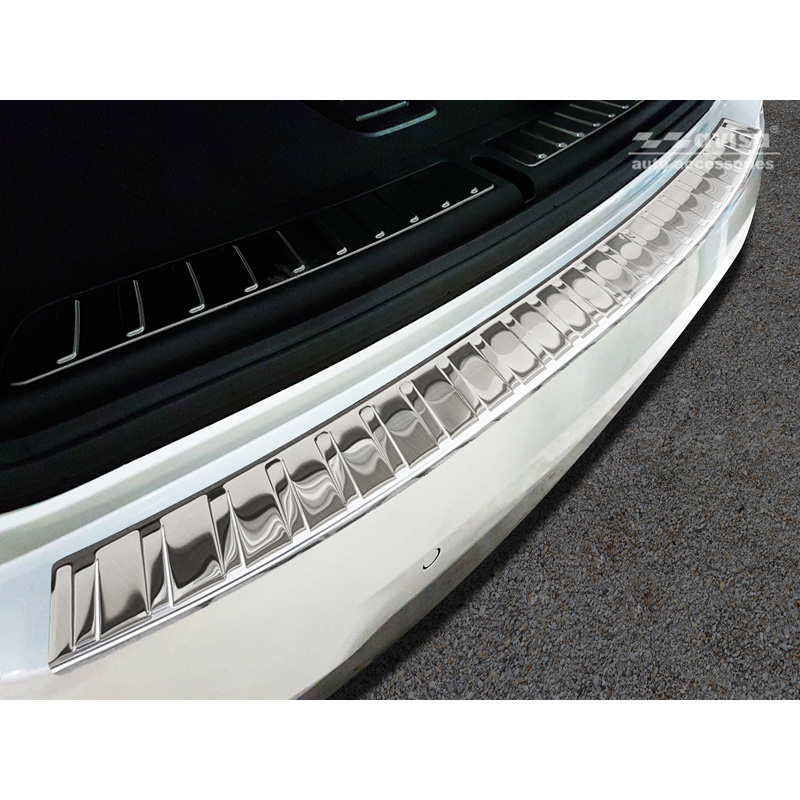 RVS Achterbumperprotector  BMW X3 (G01) 2017-2021 & Facelift 2021-2024 excl. M-Pakket 'Ribs'