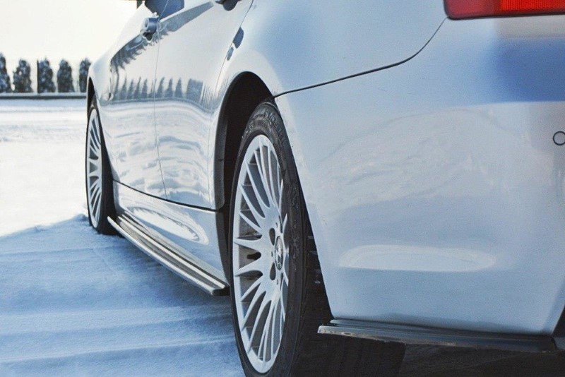 Zijskirts Diffusers BMW 3 E90/91 MPACK Glanzend Zwart