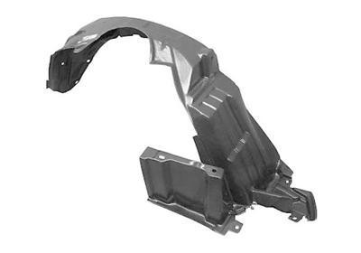 binnenscherm, plastic, Diesel, voor, links Citroen C1, 2005-2012