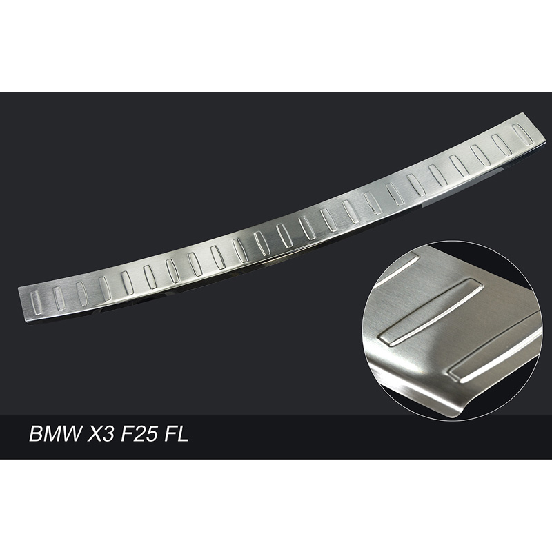 RVS Achterbumperprotector  BMW X3 F25 Facelift 2014-2017