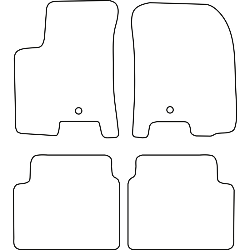 Automatten Velours  Chevrolet Aveo 2006-2011