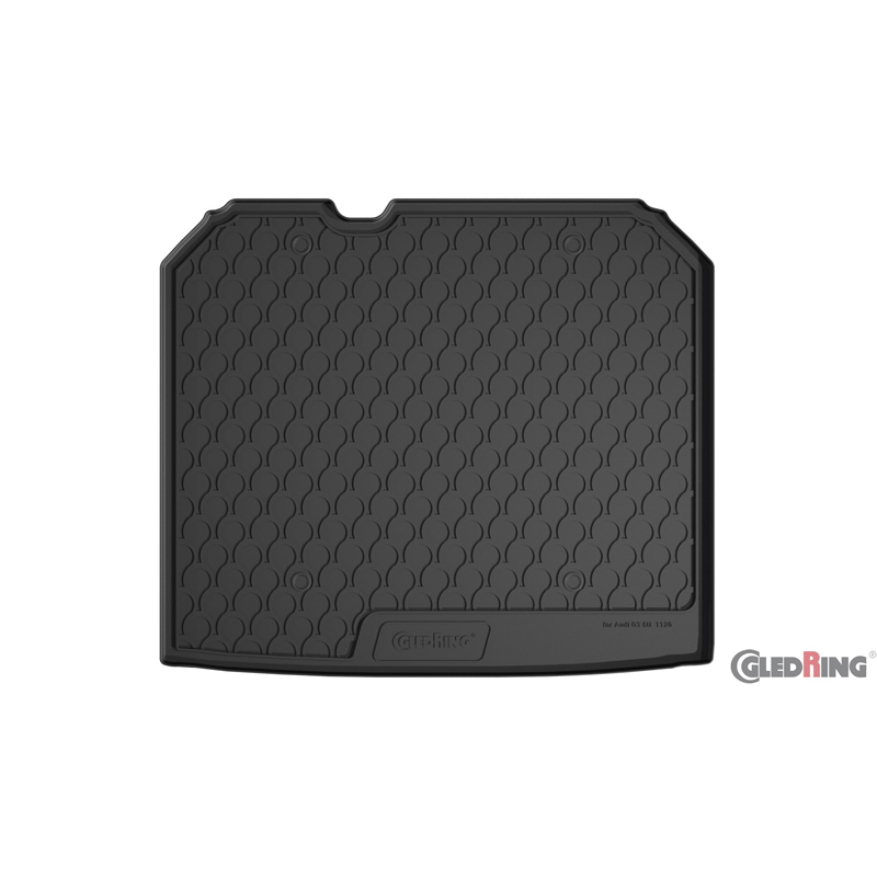 Rubbasol (Rubber) Kofferbakmat  Audi Q3 2011-2018 (Hoge laadvloer + Bagageruimtepakket incl. net)