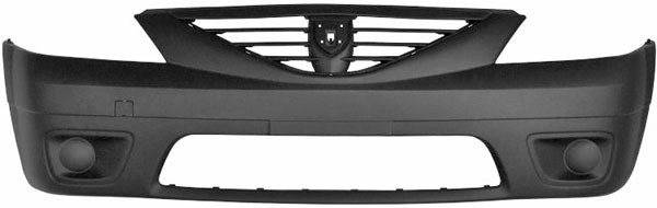 VoorBumper LOGAN KOMBI 06-08 ZWART