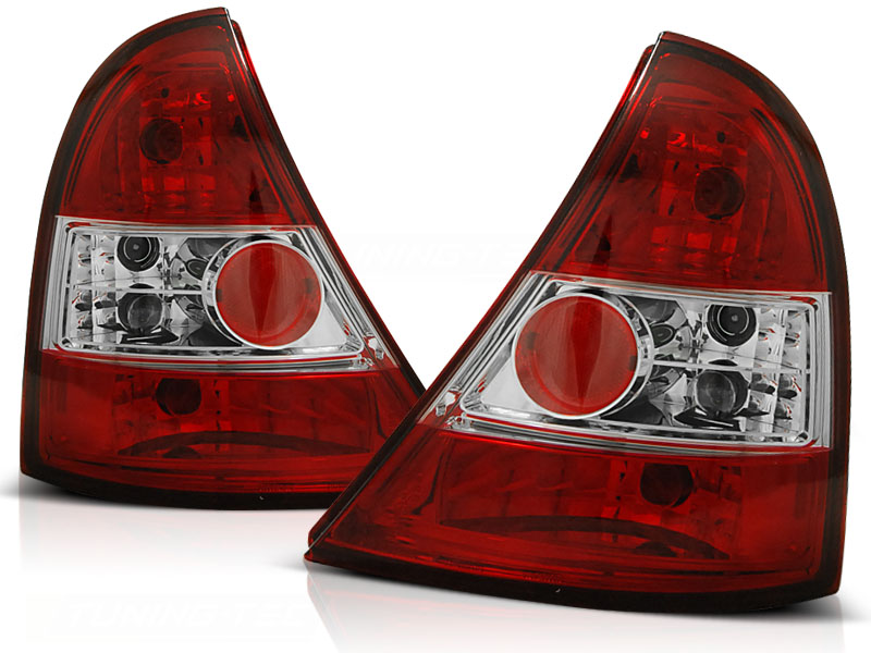 Achterlichten Renault Clio B 98-05 Rood/wit