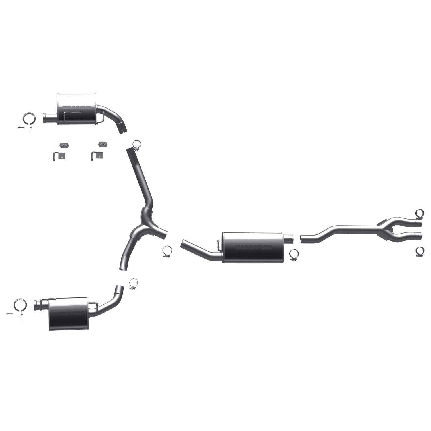 Dodge Cat-Back 2009 Challenger SE OEM Tips Magnaflow Cat-Back