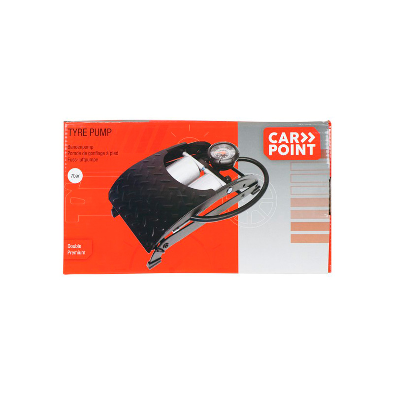 Carpoint Voetpomp Premium Dubbel