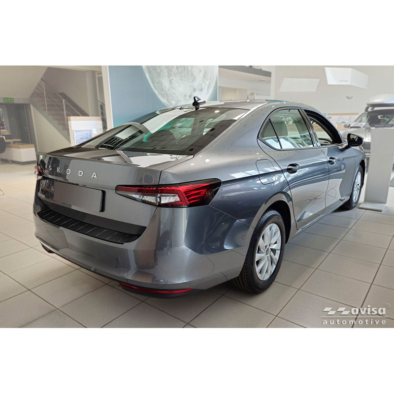 Avisa RVS Achterbumperprotector  Skoda Superb IV Liftback 2024- - Matzwart