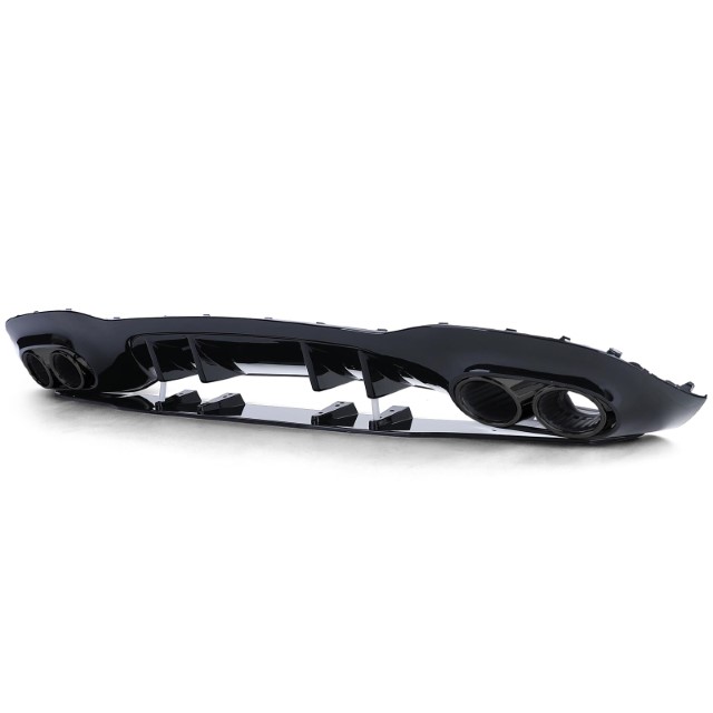 Diffusor Mercedes A klasse W177 A35/A45 Look Glans Zwart