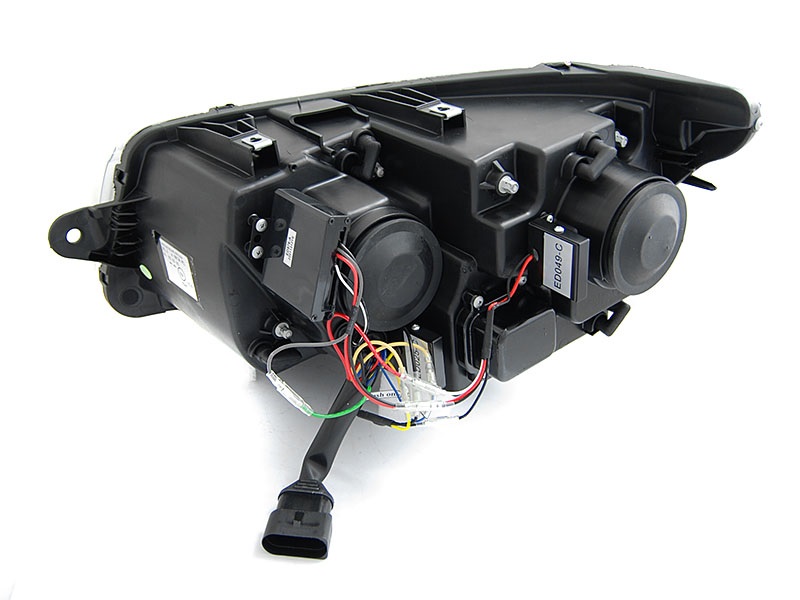 Koplampen VW T6.1 Multivan/Transporter Vol LED Dynamic Tube Zwart