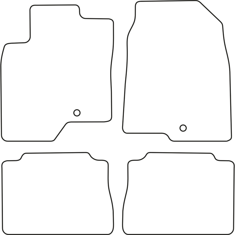 Automatten Velours  Opel Antara 2007-2011
