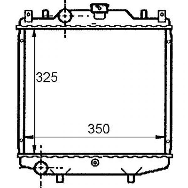 Radiator SUZUK ALTO EF 94-02 325x348 1.0