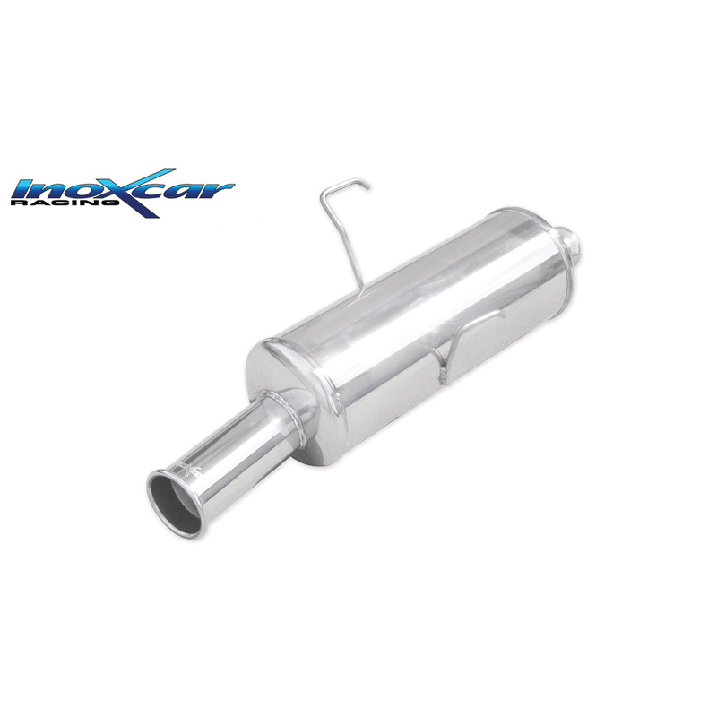 100% RVS Sportuitlaat  Peugeot 106 1.6 16v Rallye/GTI/1.6 16v 1996-2000 1x76mm Retro Style