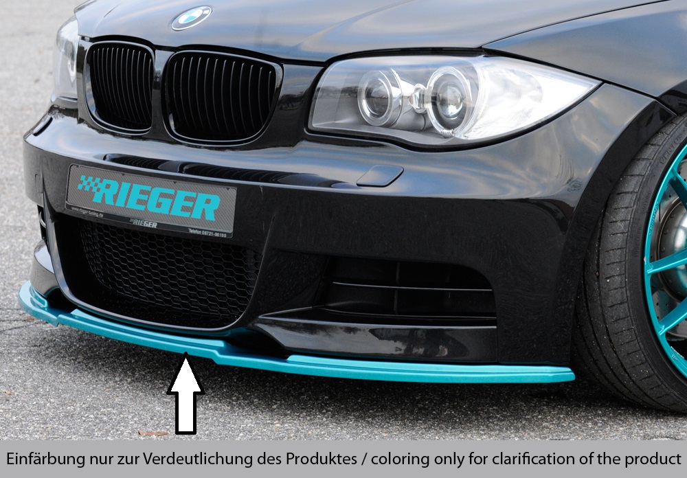 Voorspoiler BMW 1Serie E82/E88 2007-.. Ongespoten Rieger