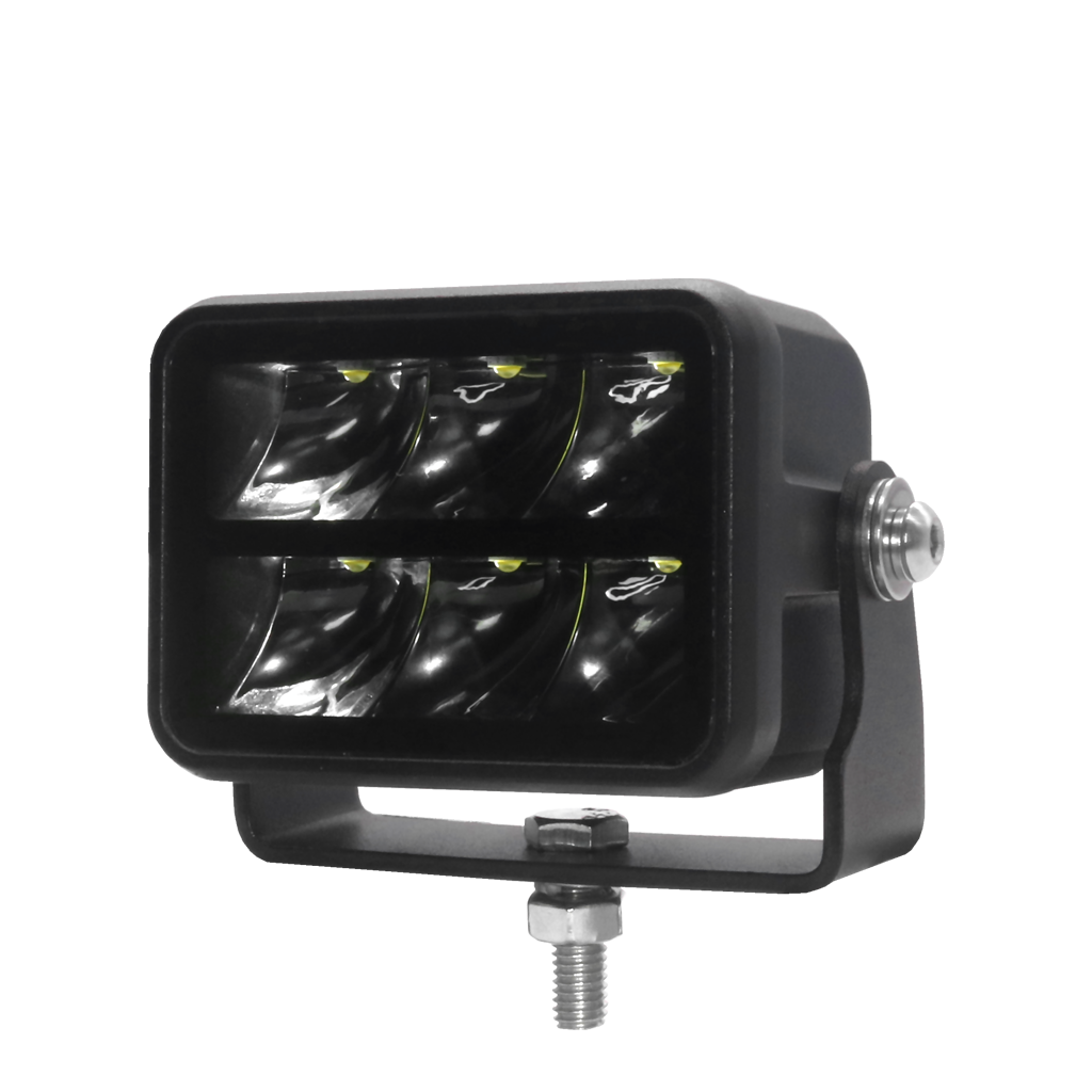 LED Spot Schijnwerper Rijlicht - dubbele rij - 30W 10-32V 3,4", Black Series