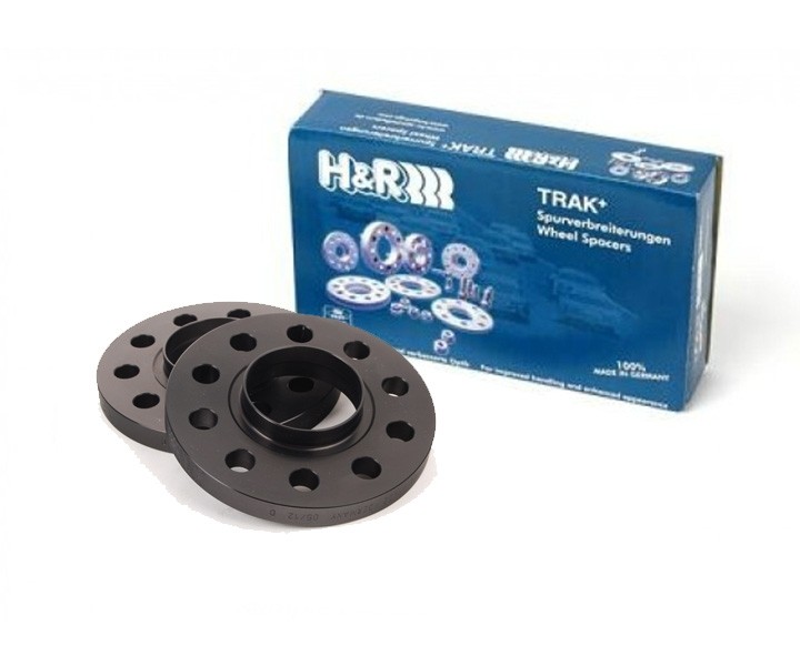 H&R DR-Systeem Spoorverbreders 10mm 5x120 - Naaf 72,5mm - Boutmaat M14x1,25 -   BMW/Mini - Zwart