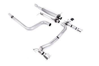 Diffuser Ford Fiesta ST MK8 Maxton Glans Zwart met Milltek Uitlaatsysteem + GPF