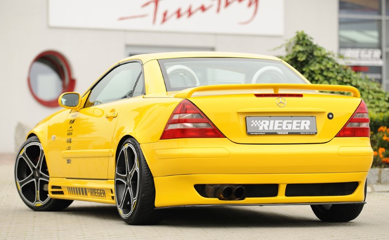 Achterbumper Diffusor Mercedes SLK tot model 00 Rieger