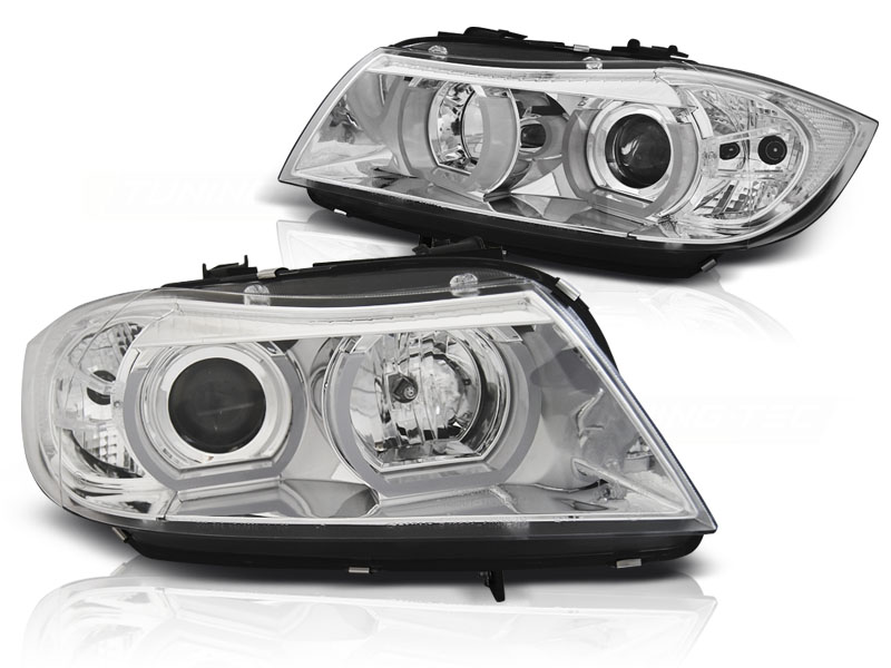 Koplampen BMW E90/E91 05-08 Angel Eyes