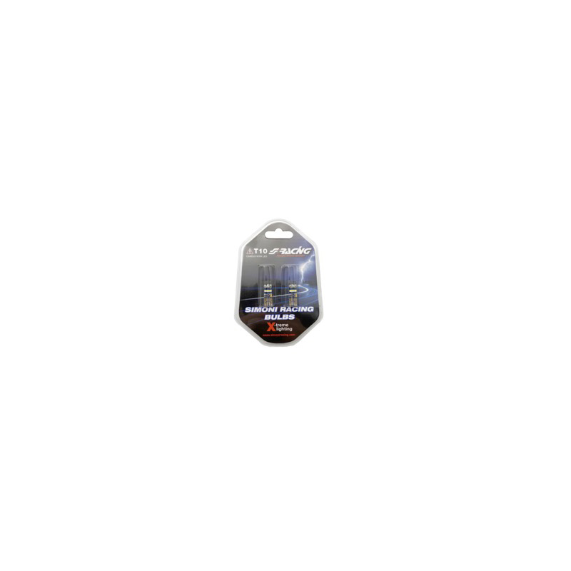 Simoni Racing T10 12-LED Lampen 'Canbus No-Polarity' - High Brightness Superwhite - Set à 2 stuks