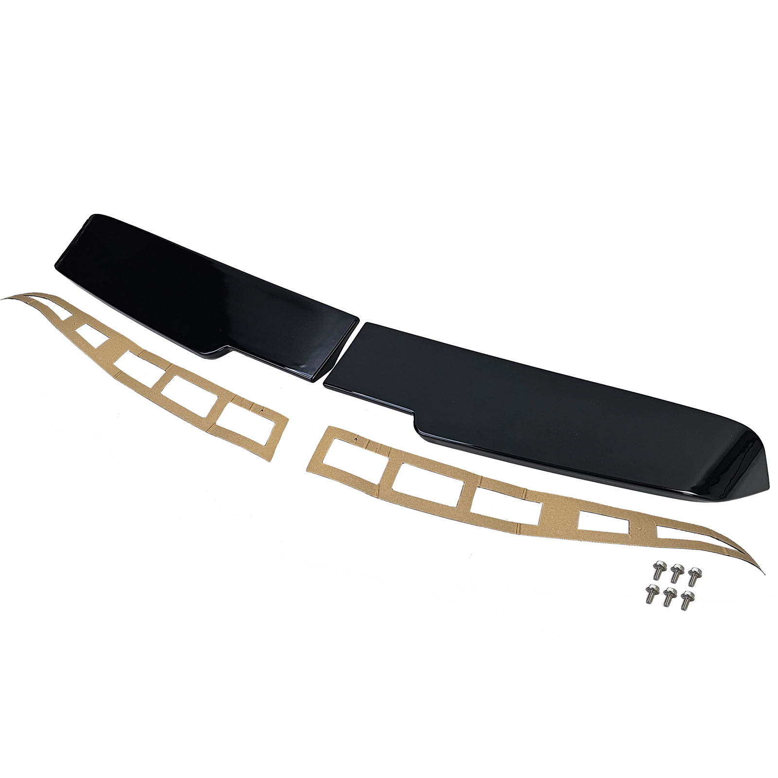 Achterspoiler VW T6 / T6.1 Multivan Caravelle Deuren Glans Zwart