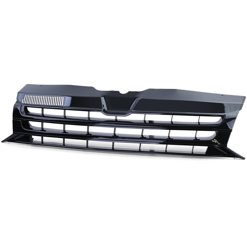 Grill VW T5 Transporter 09-15 zwart glanzend