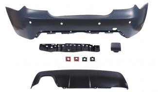 Achterbumper BMW E60 07- LCI M-Pakket ABS +PDC