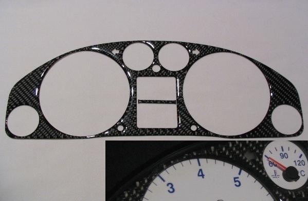 Carbon Cockpit inleg Audi A6/S6 97-03