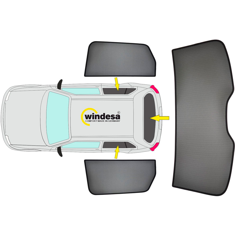 SunClip Zicht- & Zonwering  Kia Niro II (SG2) 2022-