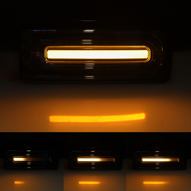 Set LED Achterlichten  Mercedes G-Klasse W463 G500/G550/G55/G63 AMG 1999-2018 - Rookgrijs - incl. Dynamic Running Light