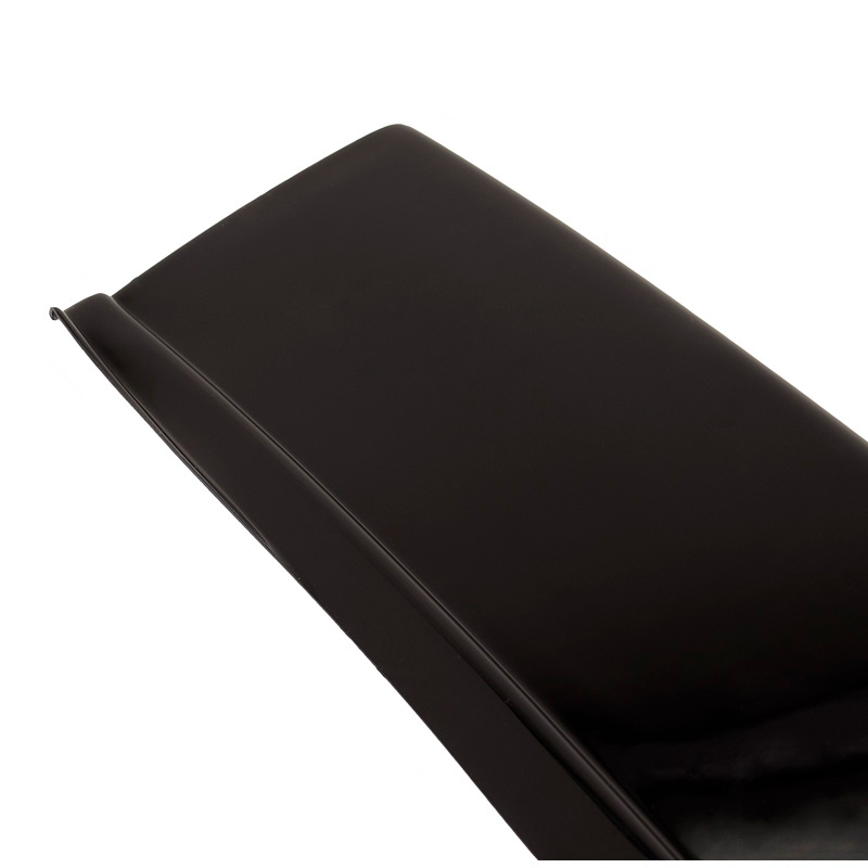 ABS Achterbumper beschermlijst  Toyota Prius 2/2015- 'Ribbed' Glanzend zwart
