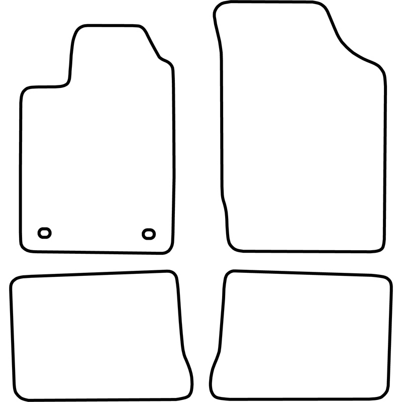 Automatten  Renault Clio 1998-2001