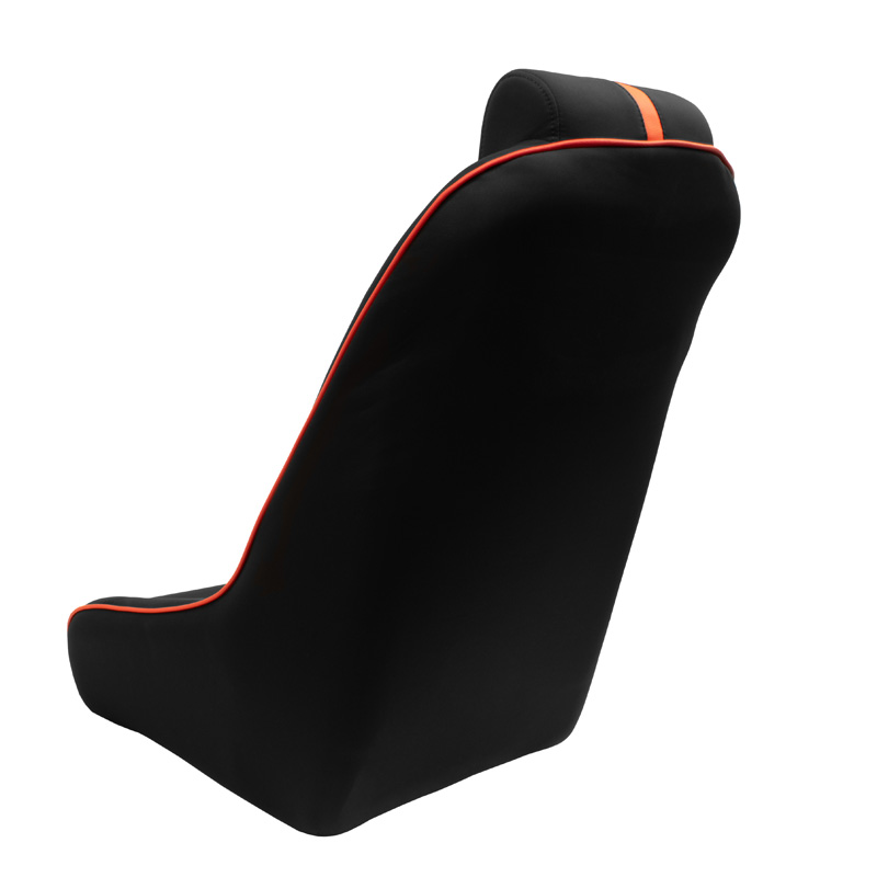 Sportstoel 'Classic RS' - Zwart/Rood - Vaste rugleuning + Geïntegreerde hoofdsteun - incl. sledes