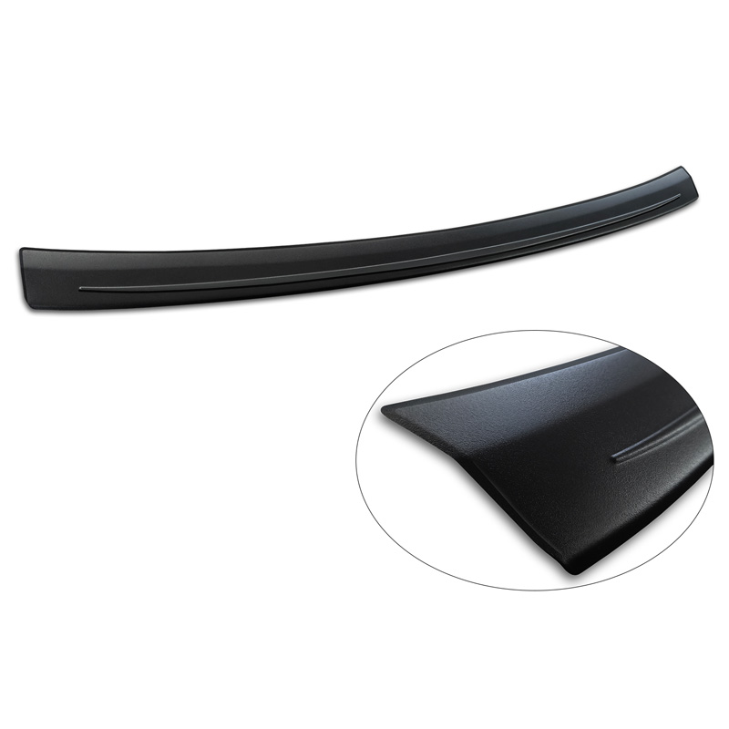 Avisa Matzwart RVS Achterbumperprotector  Audi Q4 e-tron (F4B) & Q4 e-tron Sportback (F4N) 2021- 'Ribs'