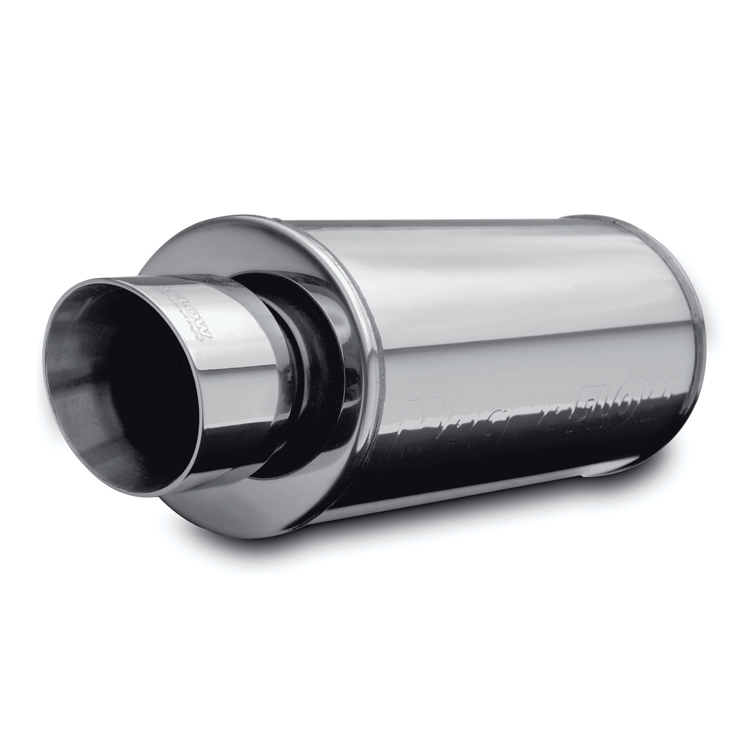 Muffler W/Tip Mag SS 14X6X6 2.25/4. Magnaflow Demper