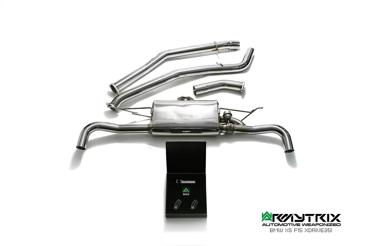 Armytrix BMW F15 X5 35i (N55B30) (2014-) Front pipe + Mid pipe 1