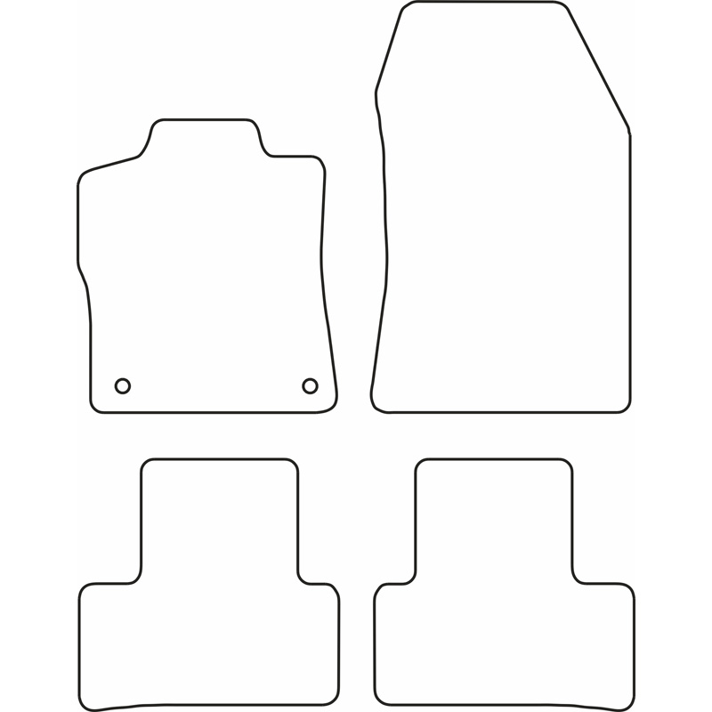 Automatten Velours  Peugeot 308 III HB 5-deurs 2021- & Opel Astra L 2021-