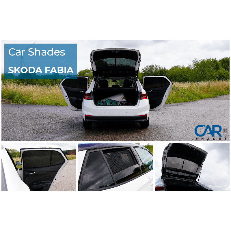 Set Car Shades  Skoda Fabia IV 2021- (4-delig)