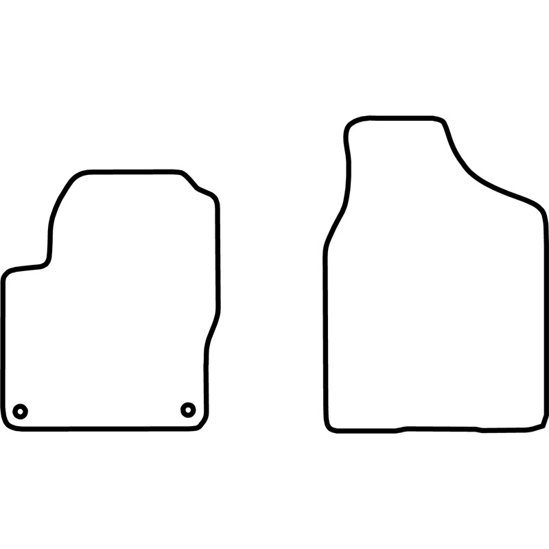 Automatten Velours  Seat Alhambra 1996-2011 (alleen voor)