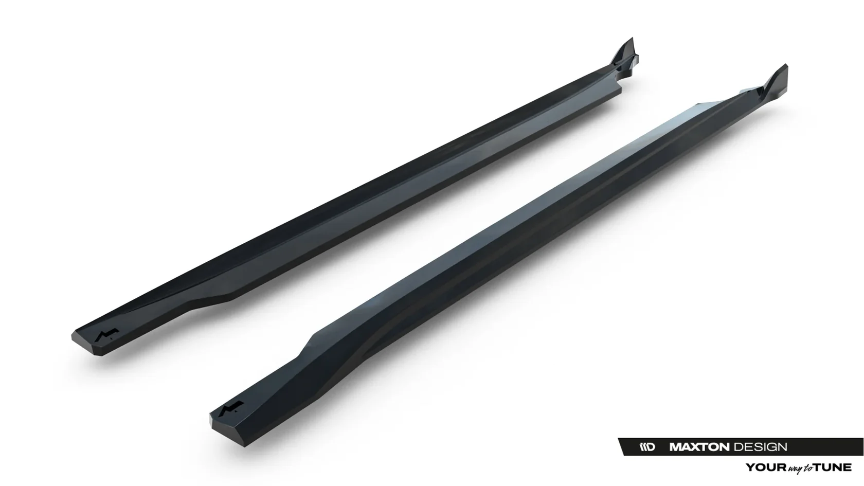 Zijskirts Alfa Romeo Junior Mk1 Maxton Glans Zwart