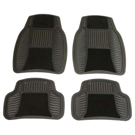 Mattenset rubber/carpet 'Dakota'
