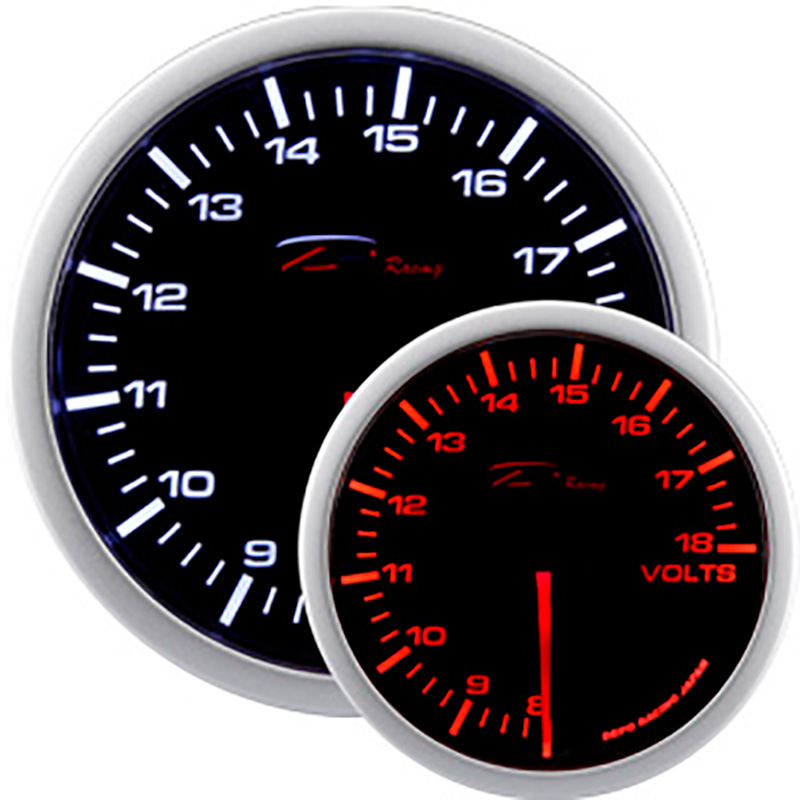 Depo Racing WA-Series Instrument - Voltage 8-18V - 52mm