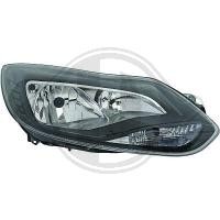 Koplamp links Ford FOCUS 11->> ZWART
