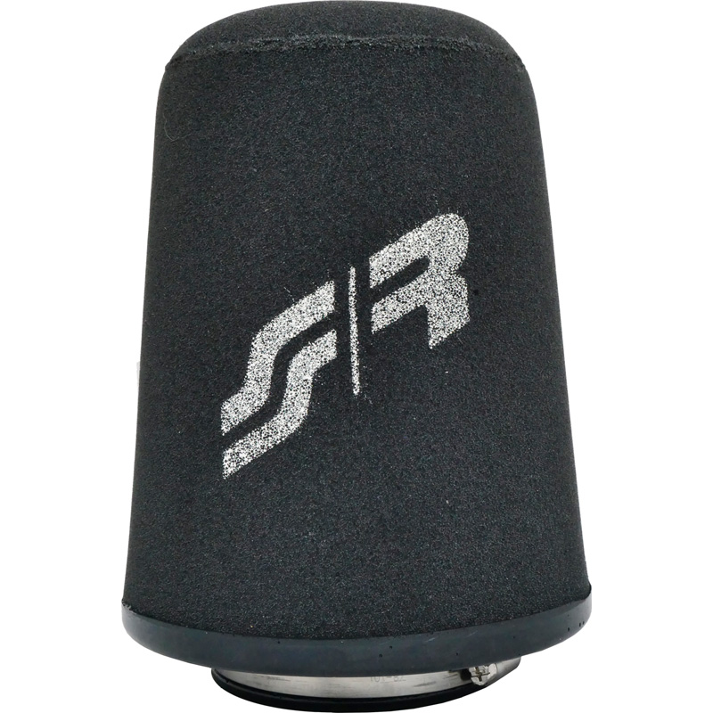 Simoni Racing Schuimluchtfilter Universeel - 156/120mm - Zwart - incl. 3 adapterringen